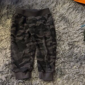 Kids Headquarters Black Camouflage Joggers